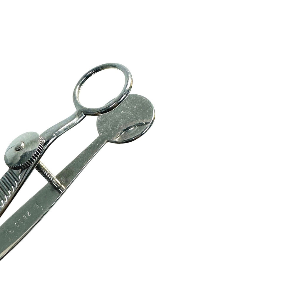 Storz E2610 Francis Chalazion Forceps 17mm wide lower plate 3.8" Instrument