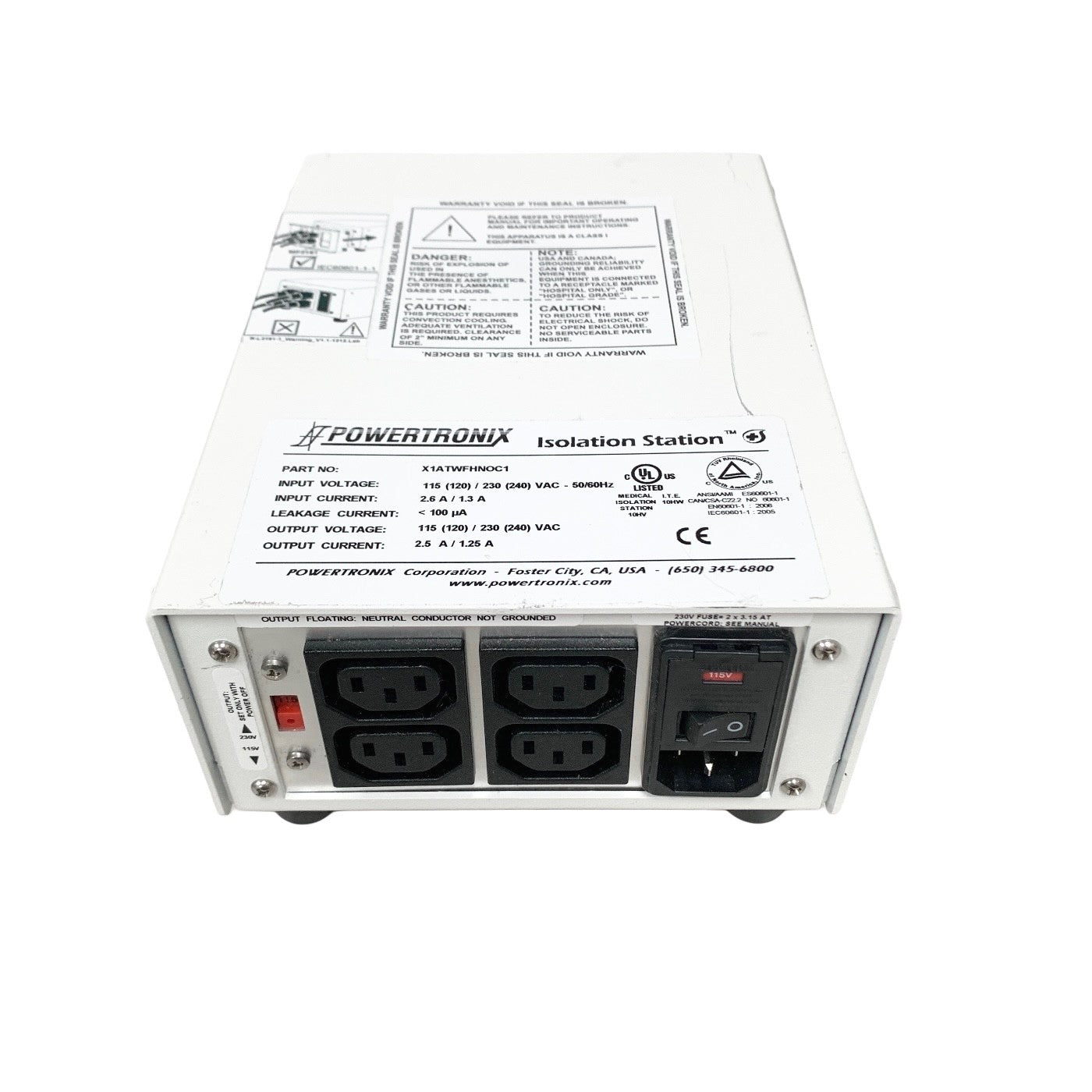 MICROPACE III REF MP3107, ISOLATION TRANSFORMER 3RD ED - 300VA