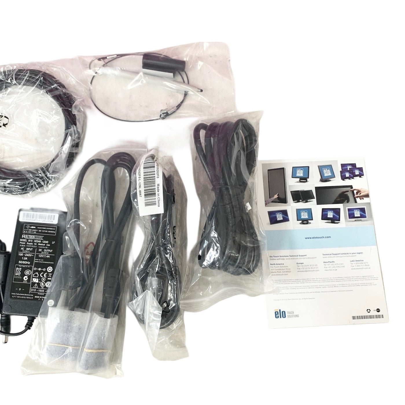 Elo ET2403LM 24" Medical Grade Touchscreen Monitor ET2403LM-2UWA-1-WH-G White