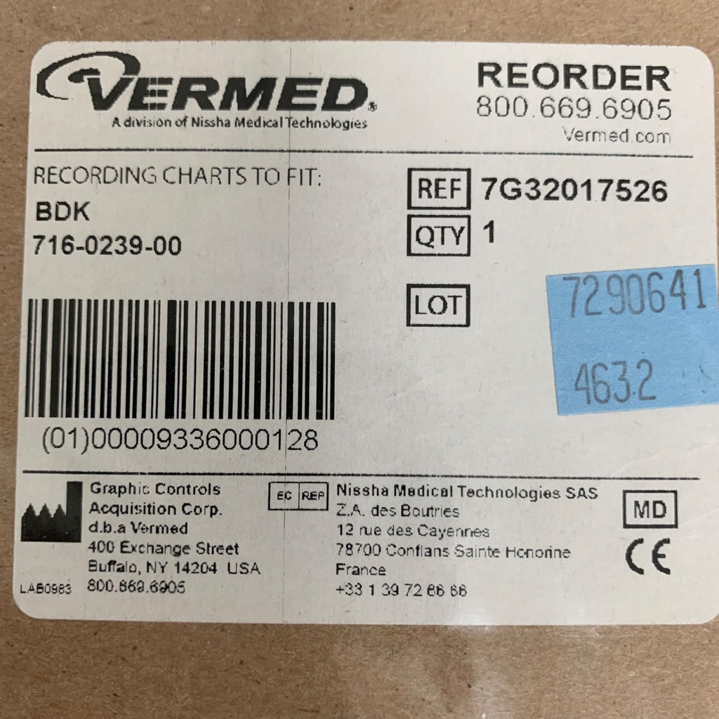 RECORDING CHART TO FIT BDK 715-0239-00 REF 7G32017526