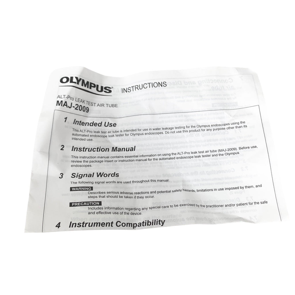 OLYMPUS REF MAJ-2009, ALT-Pro Leak Test Air Tube