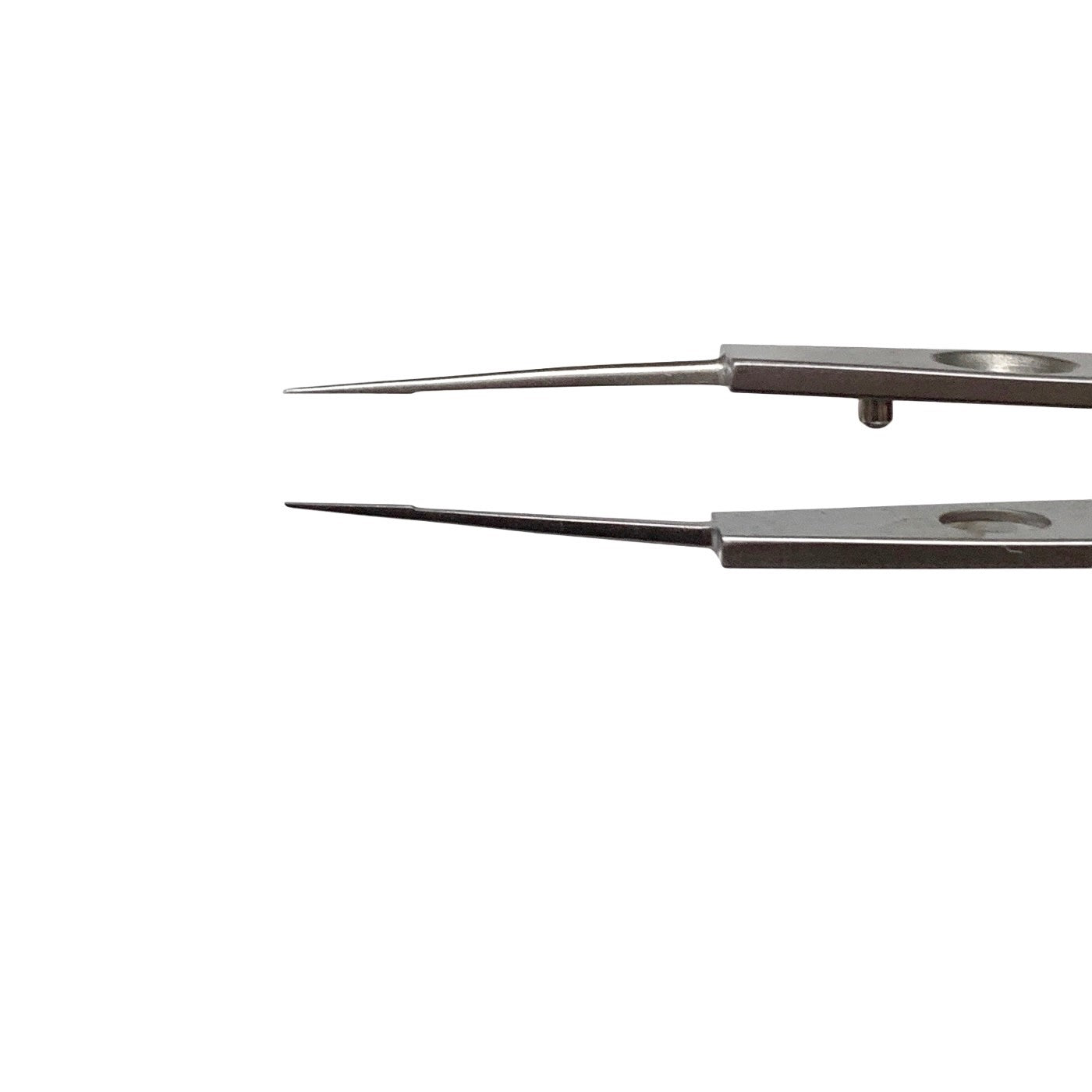 Ambler Surgical 9641E Jaffe Tying Forceps 4in Straight Smooth 3-Hole Handle