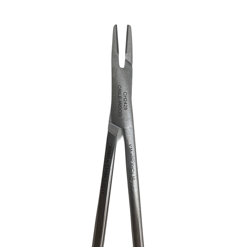 V. Mueller CH2428 Vital Crile-Wood Needle Holder, Straight, 11-3/4"