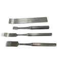 JARIT REF 250-124, 250-265, LOT OF 4 SURGICAL HIBBS OSTEOTOME INSTRUMENTS
