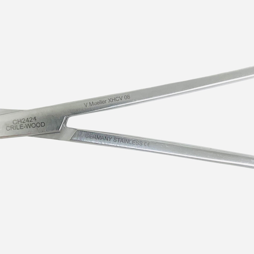 Crile-Wood Needle Holder Tungsten Carbide Inserts, Straight 8in Length X:CH2424