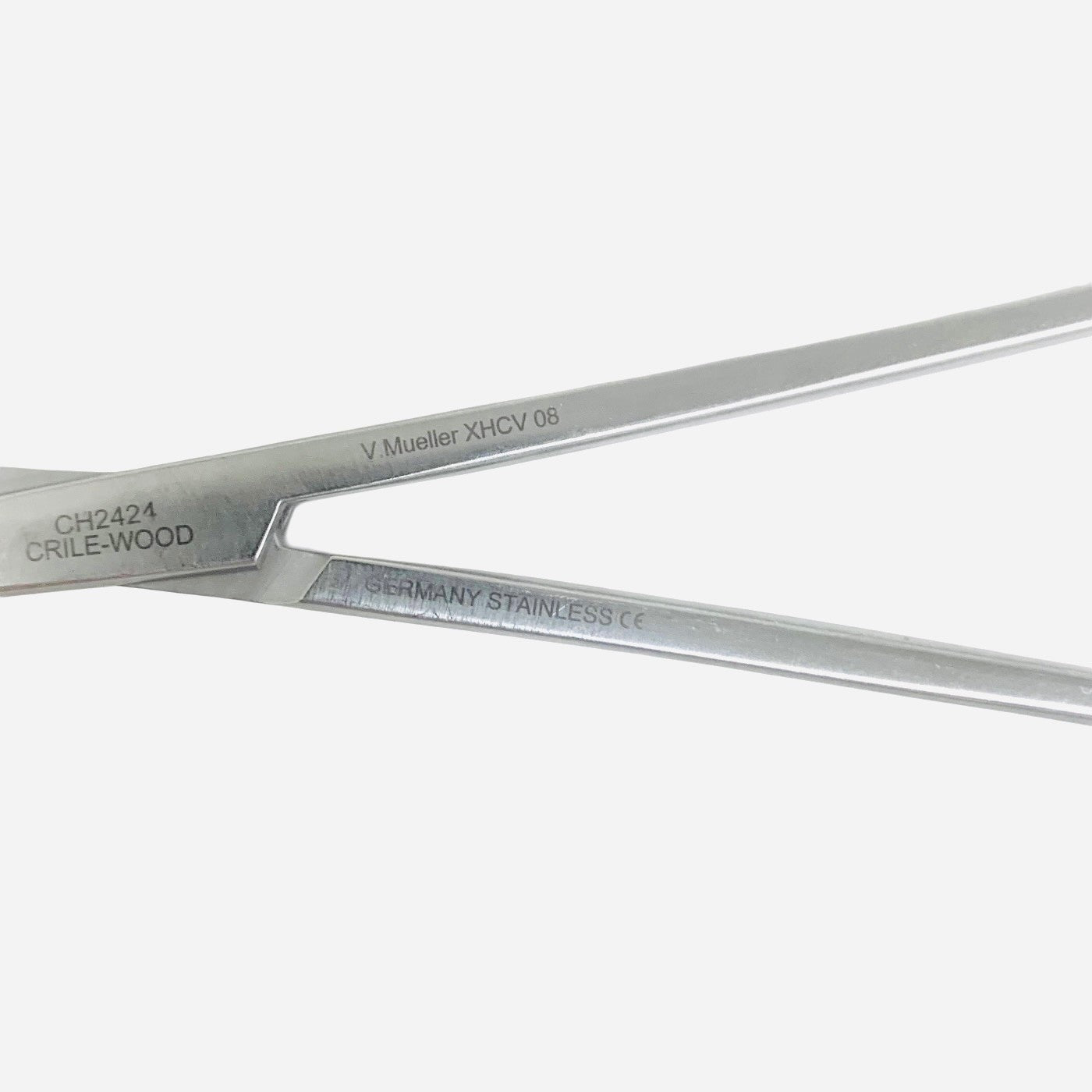 Crile-Wood Needle Holder Tungsten Carbide Inserts, Straight 8in Length X:CH2424