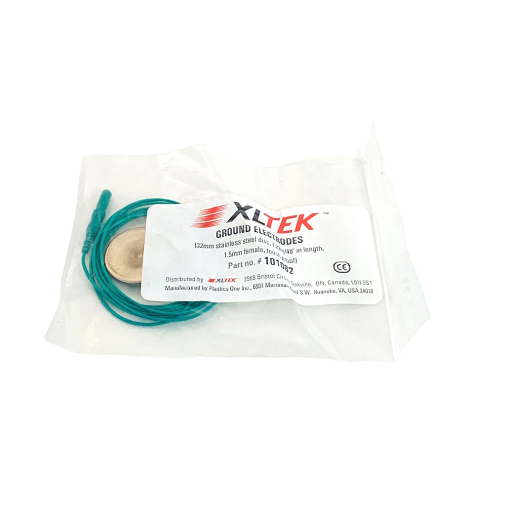 XLTEK REF 101082, Reusable Ground Electrode, Stainless Steel