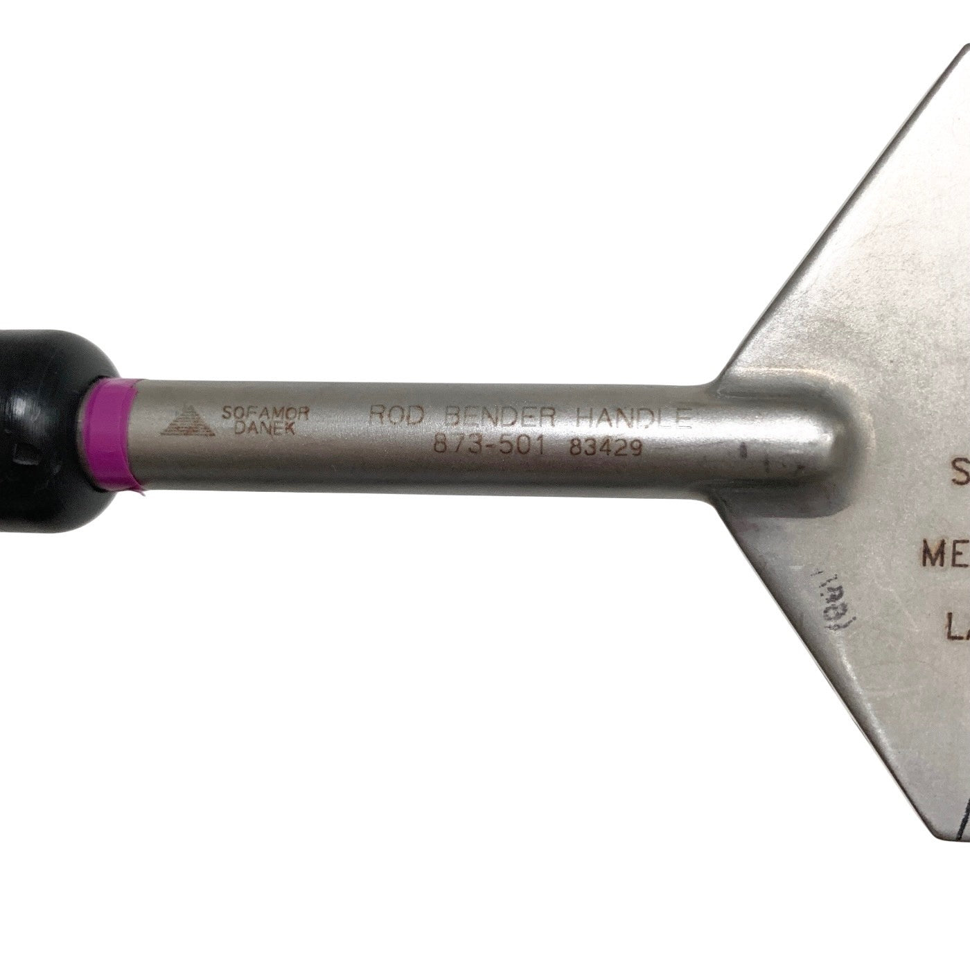 Medtronic Sofamor Danek 873-500,Bendmeister Rod Bender,873-501 ROD BENDER HANDLE