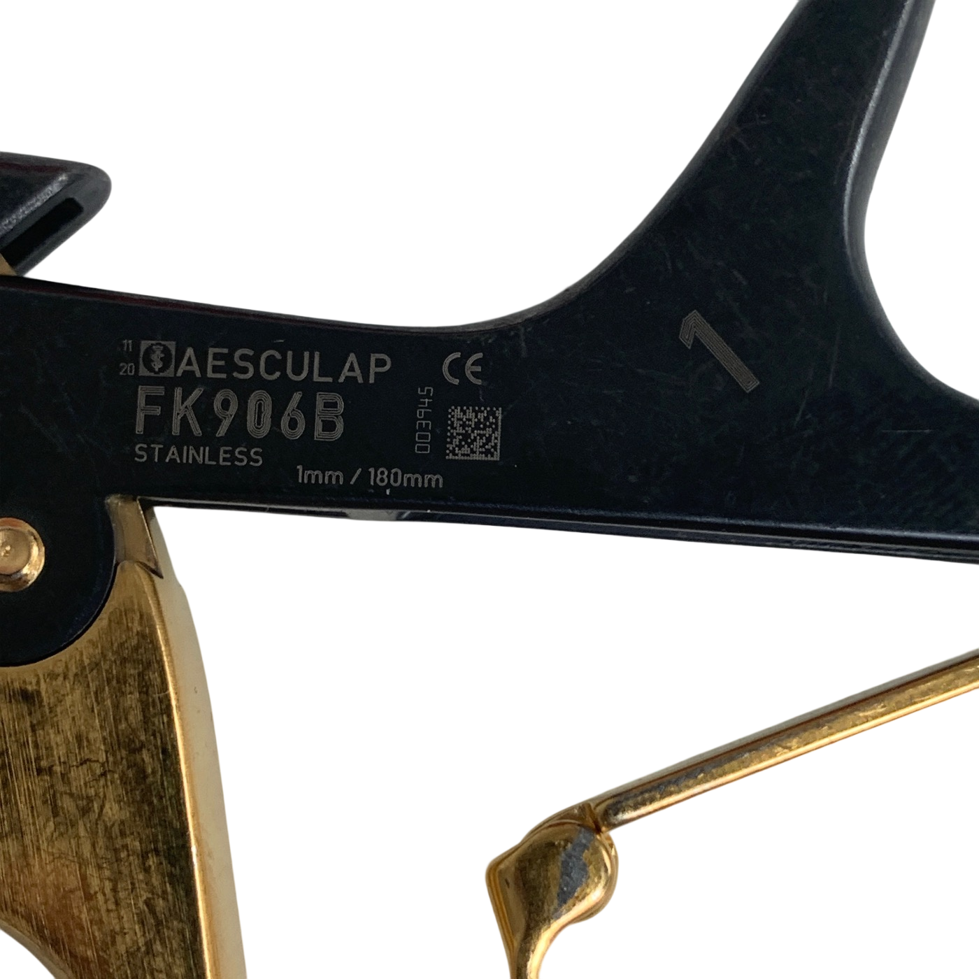 AESCULAP FK906B Noir® KERRISON Bone Punches #1  1MM 130 deg Upwards Cutting