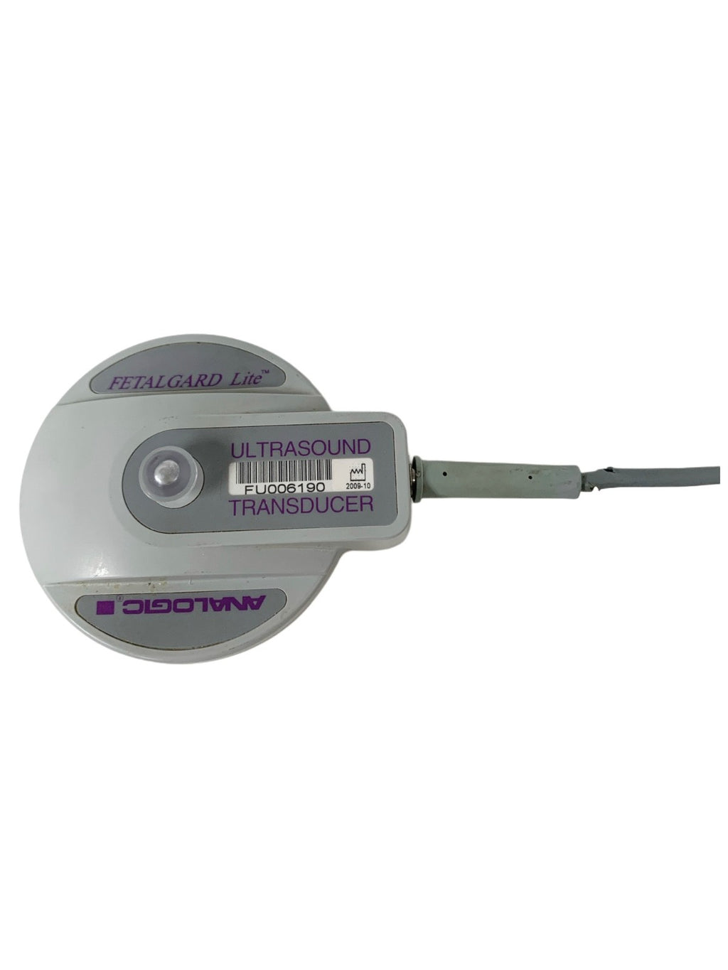 ANALOGIC FETALGARD LITE ULTRASOUND TRANSDUCER US (FOR PARTS)