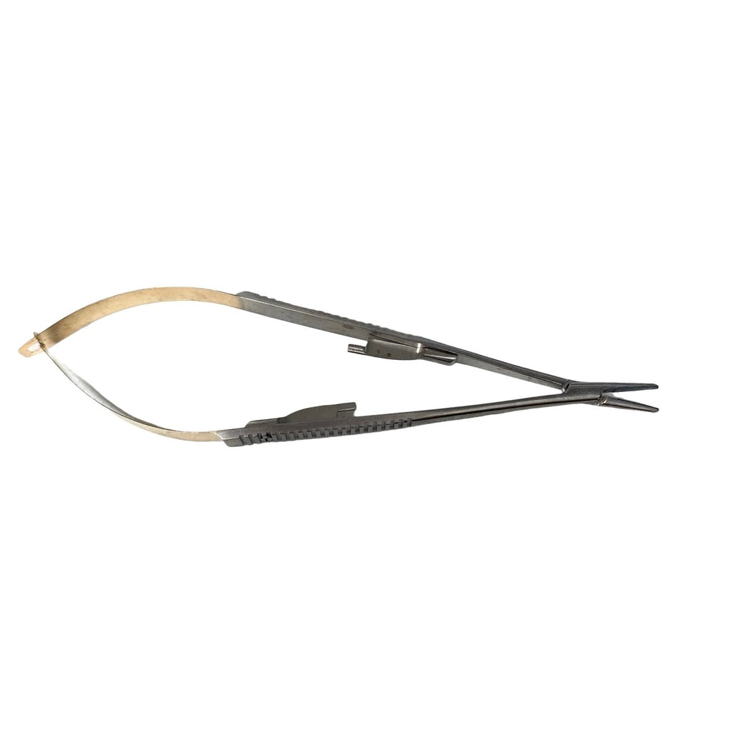 PILLING REF 15-2825, MICRO SURGERY NEEDLE HOLDER, STRAIGHT FLAT HANDLE