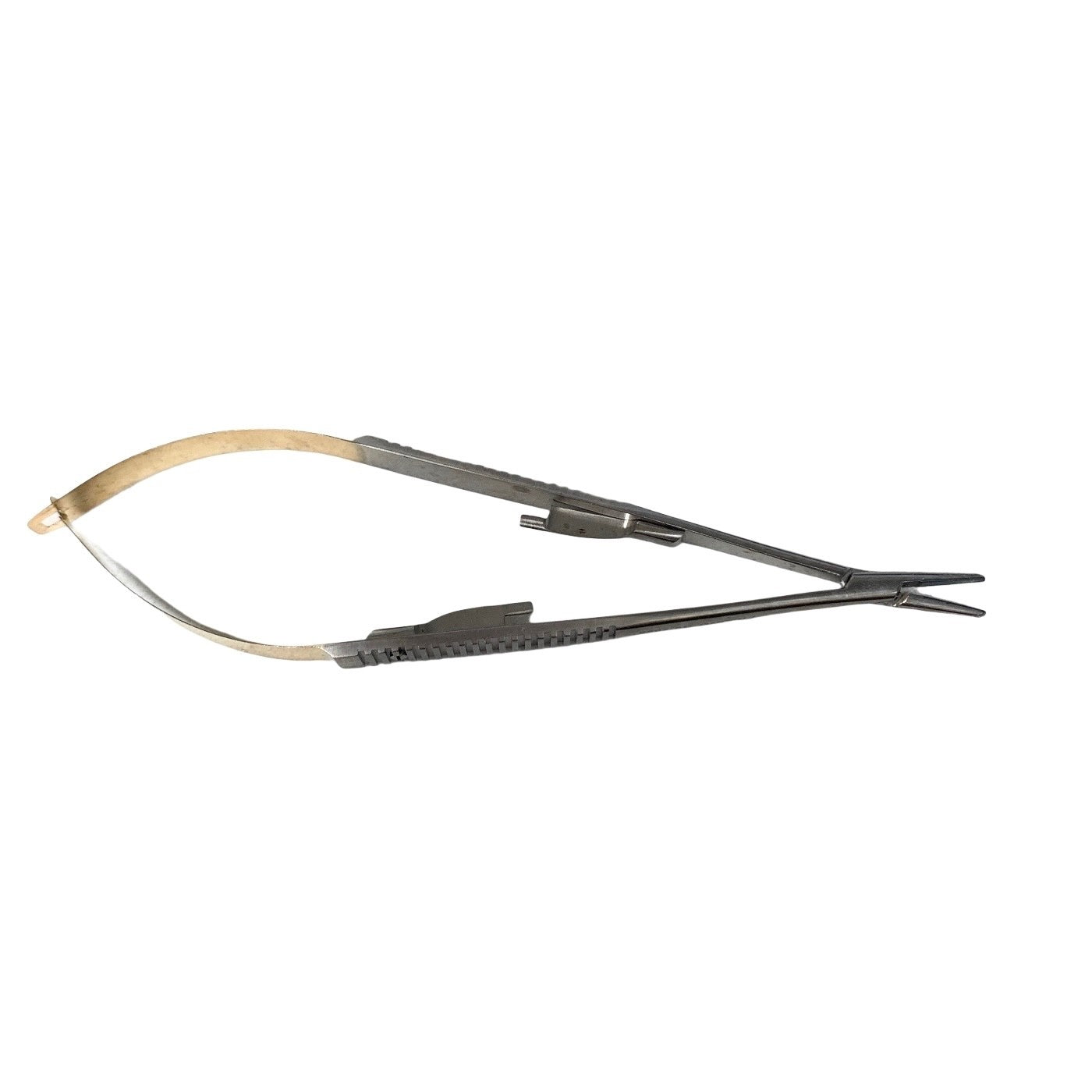 PILLING REF 15-2825, MICRO SURGERY NEEDLE HOLDER, STRAIGHT FLAT HANDLE