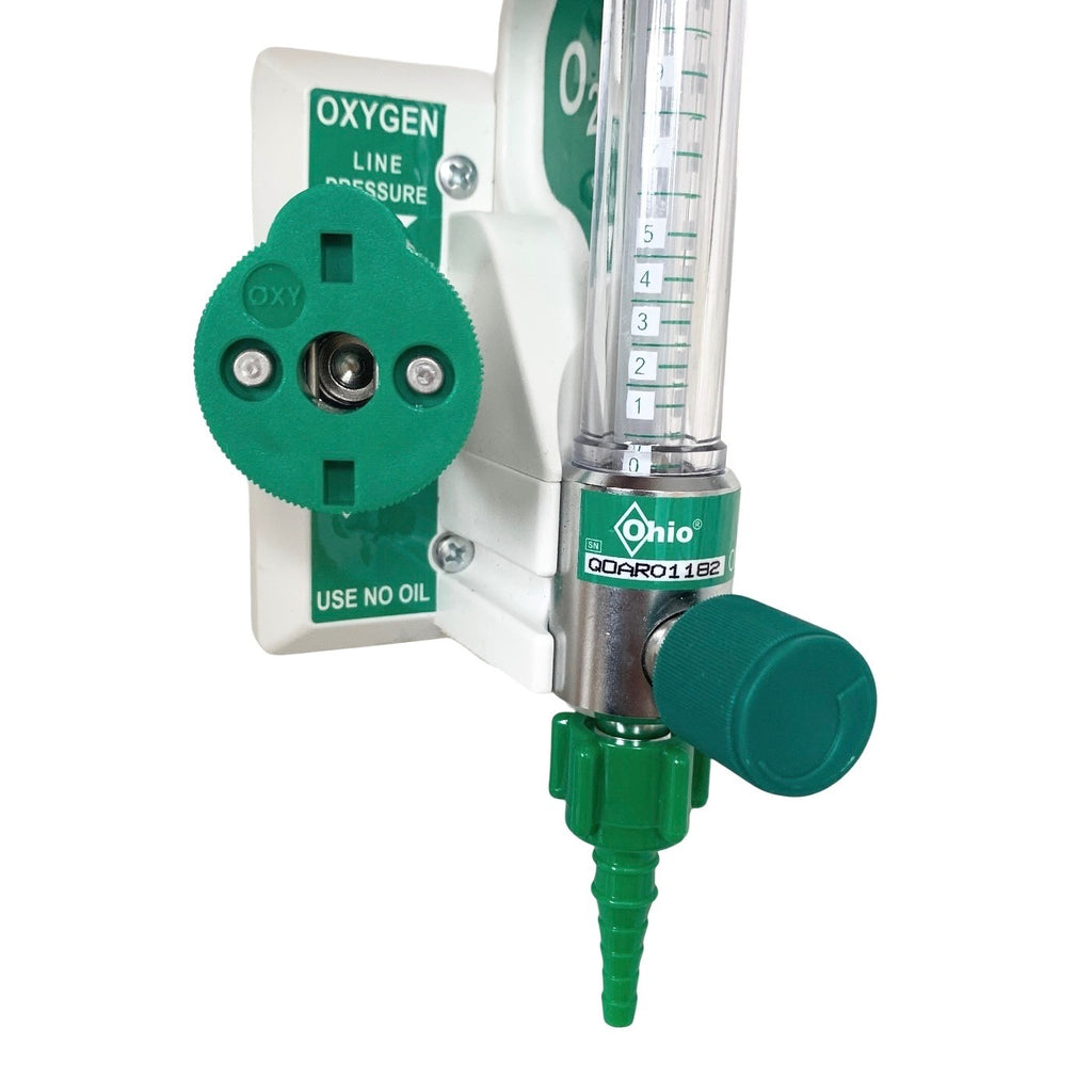 Ohio Medical FI-T15UO-ON-E, Oxygen Integrated Flowmeter O2 Flowmeter
