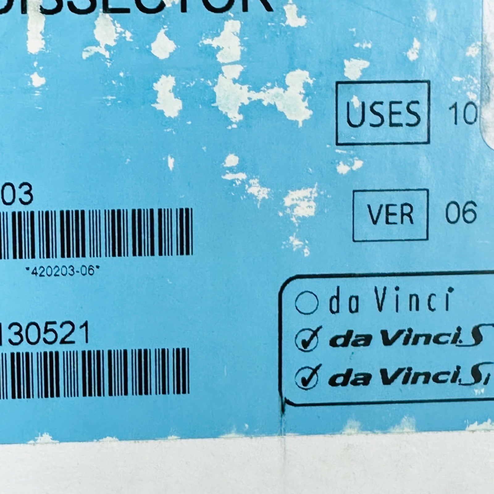 DA VINCI REF 420203, PERICARDIAL DISSECTOR, IN BOX