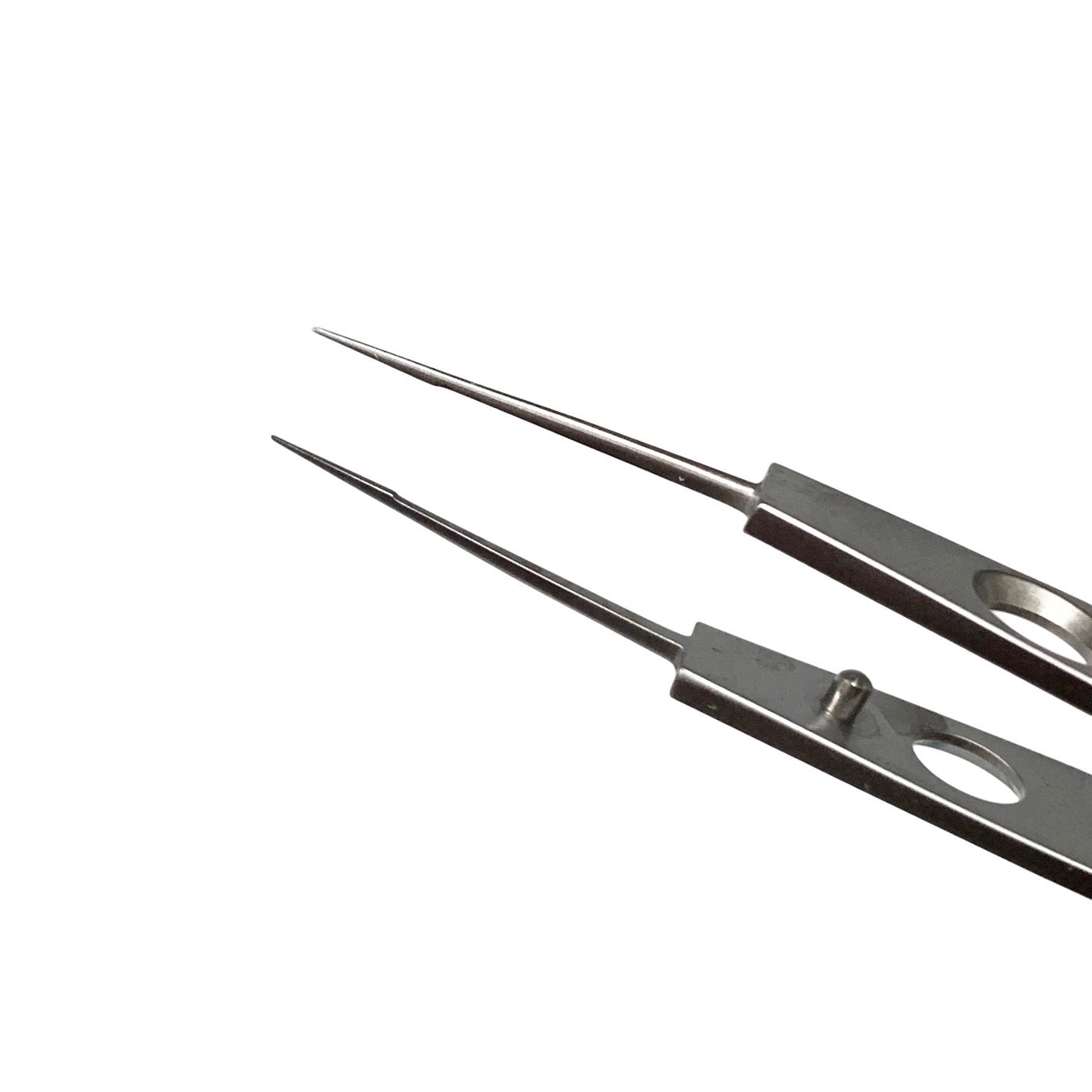 Ambler Surgical 9641E Jaffe Tying Forceps 4in Straight Smooth 3-Hole Handle
