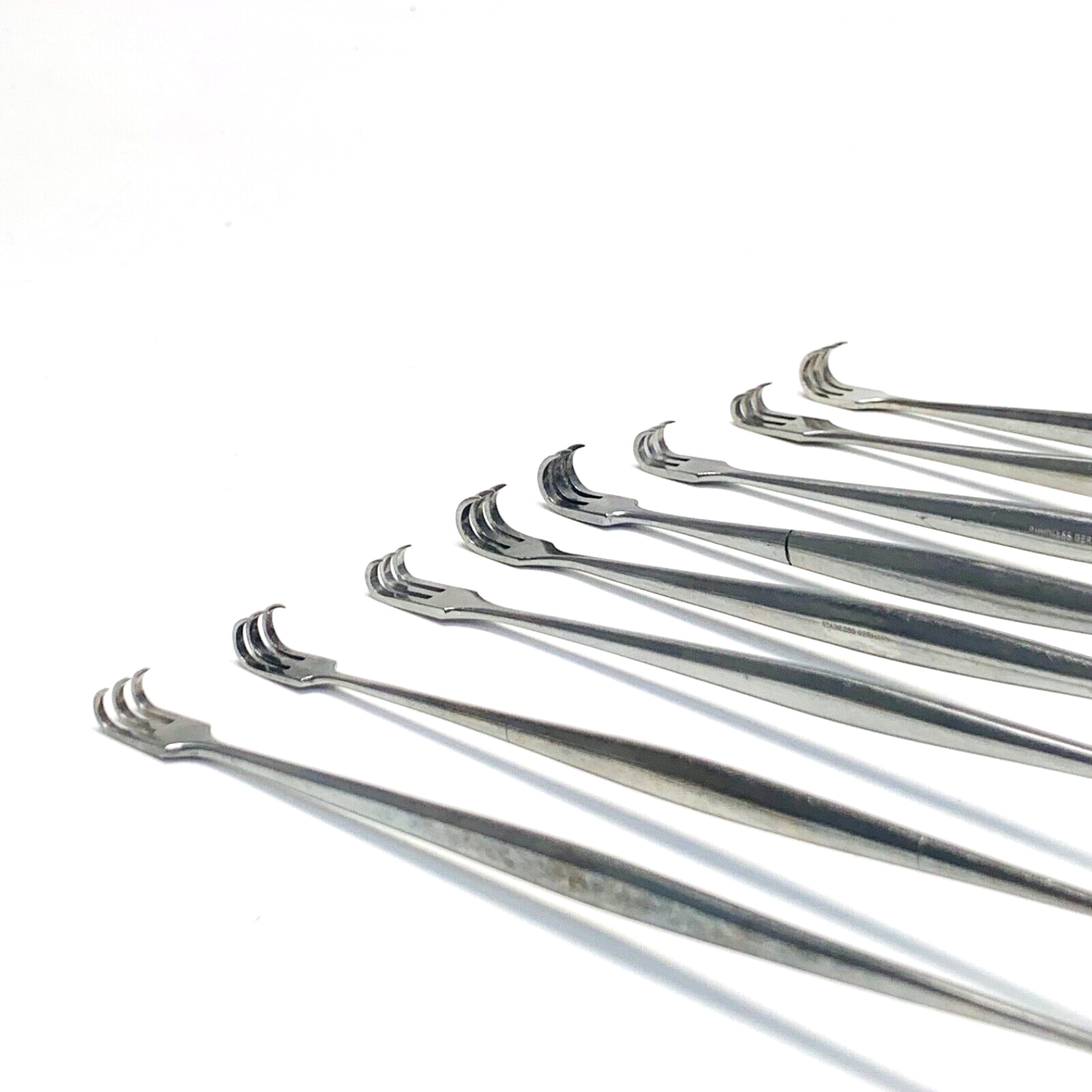 LOT OF 8 SURGICAL SENN RETRACTOR DOUBLE ENDED