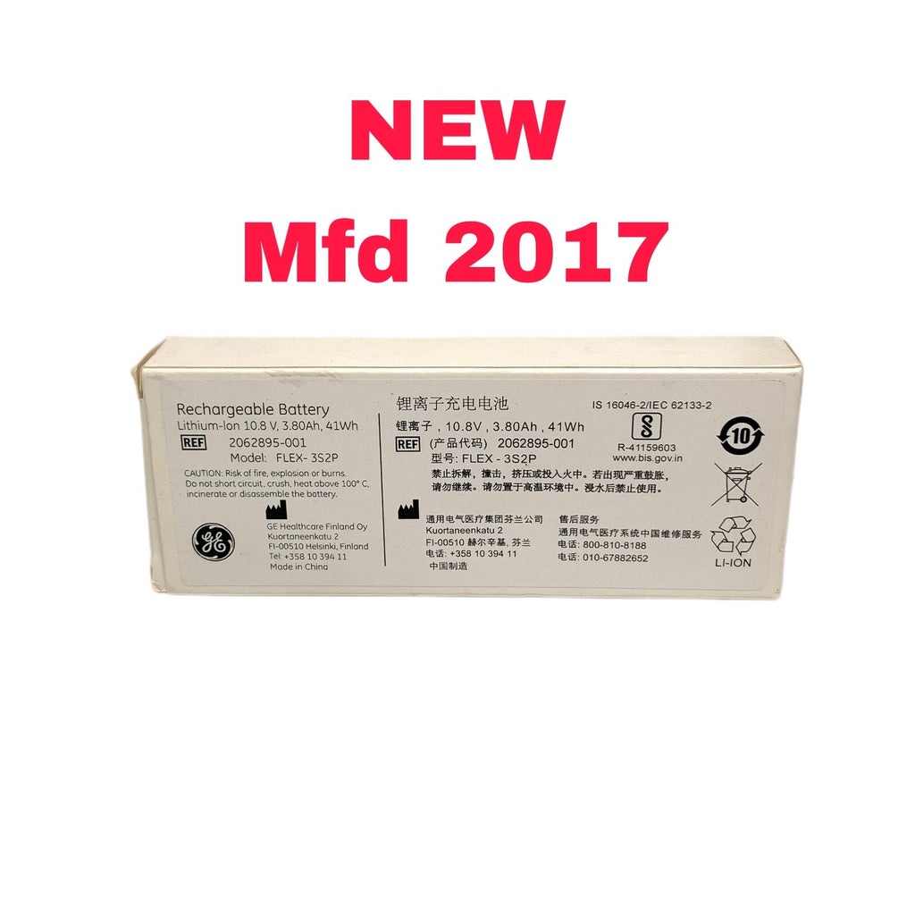 GE REF 2062895-001, Rechargeable Battery, 10.8V, Model FLEX-3S2P