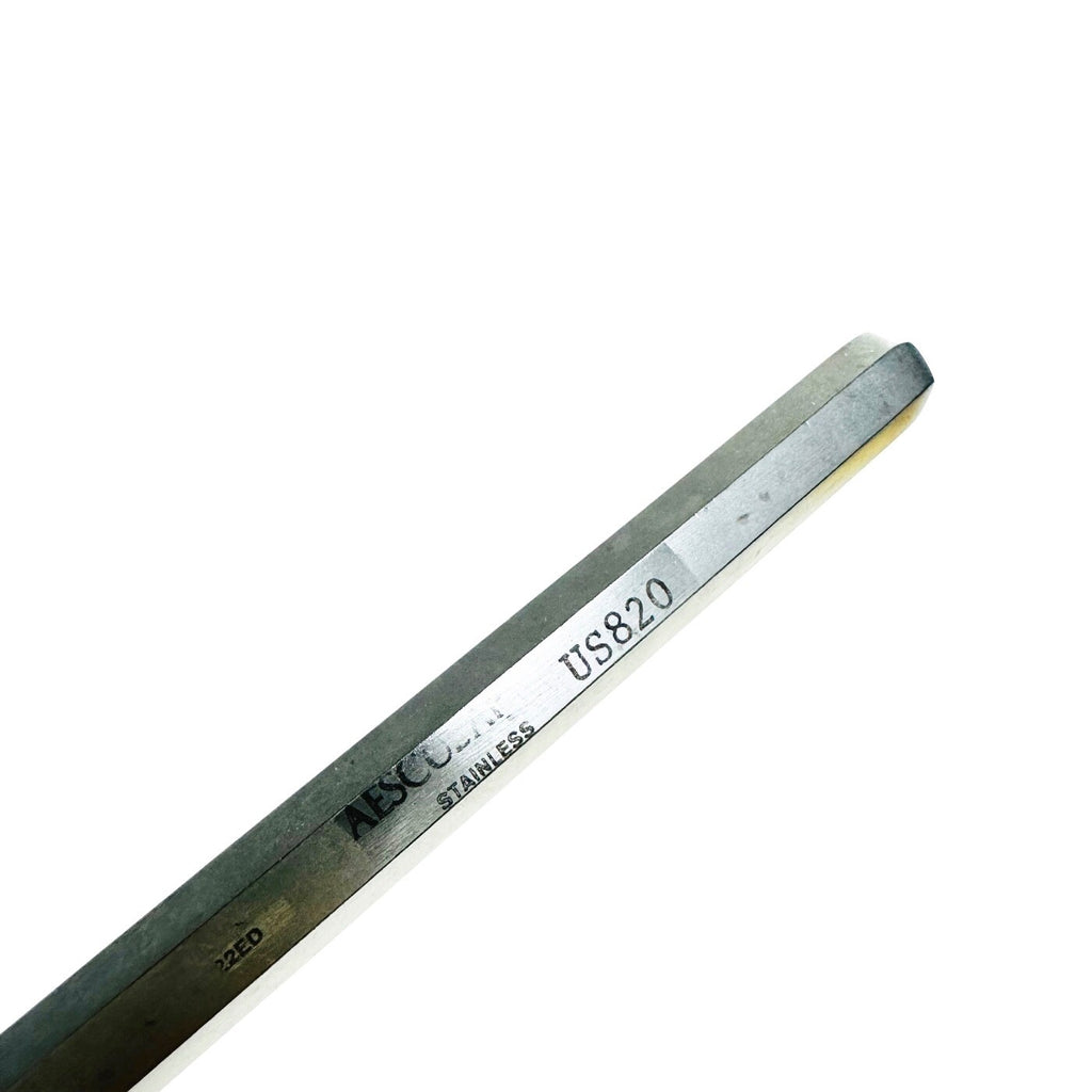 Aesculap US820 Elevator, KeY 1/4" WIDE Straight Blade 7 1/2" Instrument