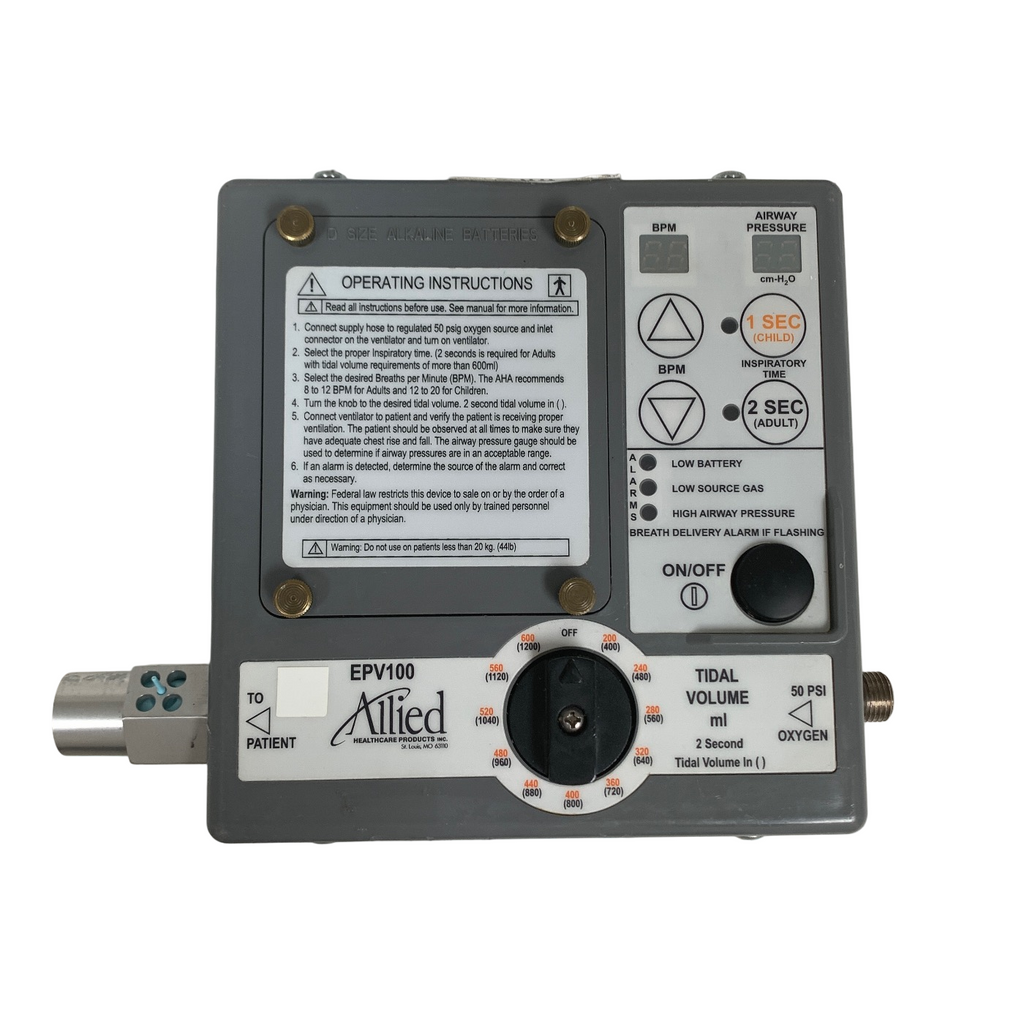 ALLIED HEALTHCARE EPV100 PORTABLE VENTILATOR
