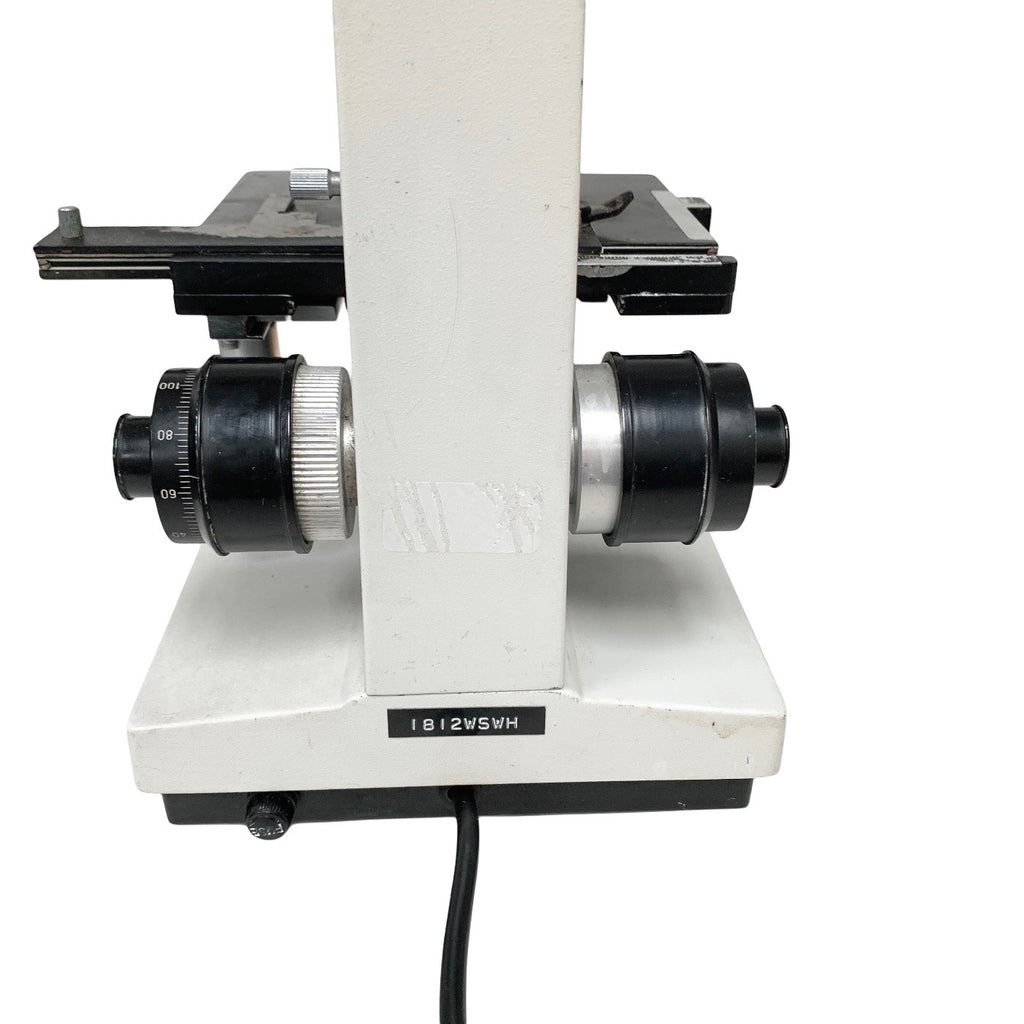ACCU-SCOPE REF 1812WSWH, BINOCULAR MICROSCOPE,  w/ 4x, 10x, 40x, 100x OBJECTIVE