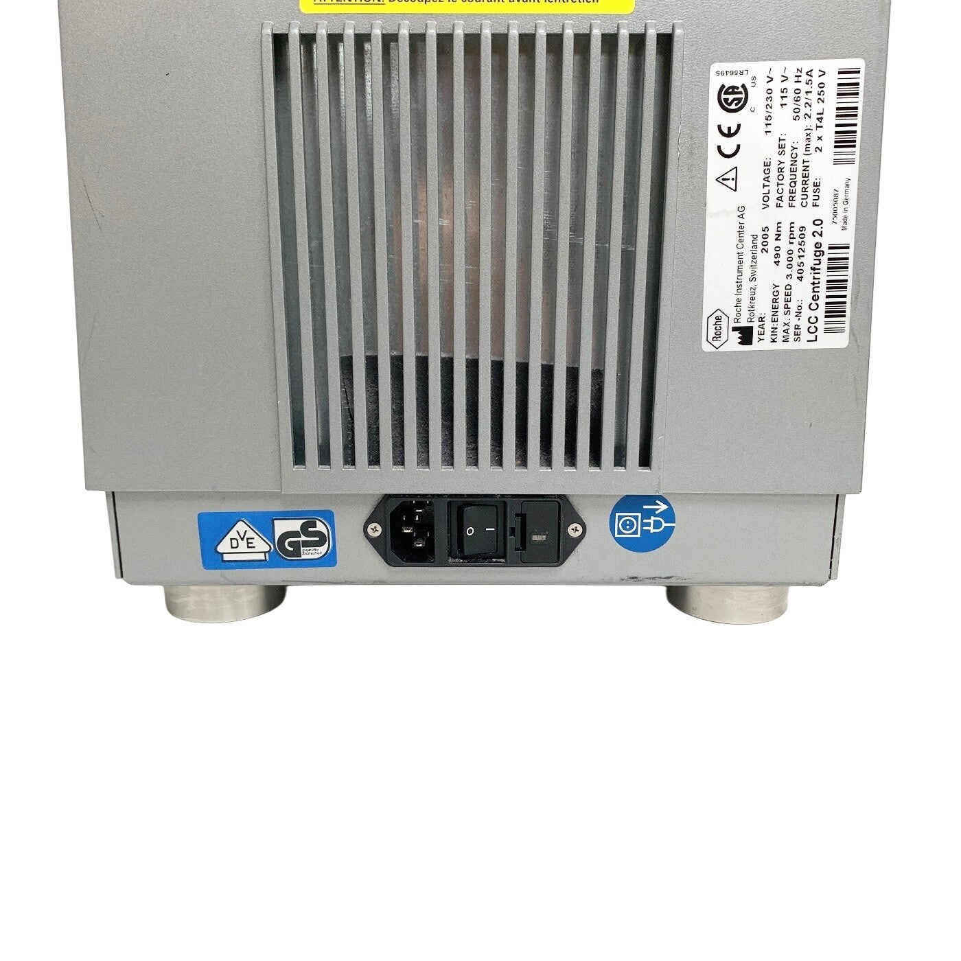 ROCHE LC Carousel Centrifuge 2.0 w/ ROTOR 2.0