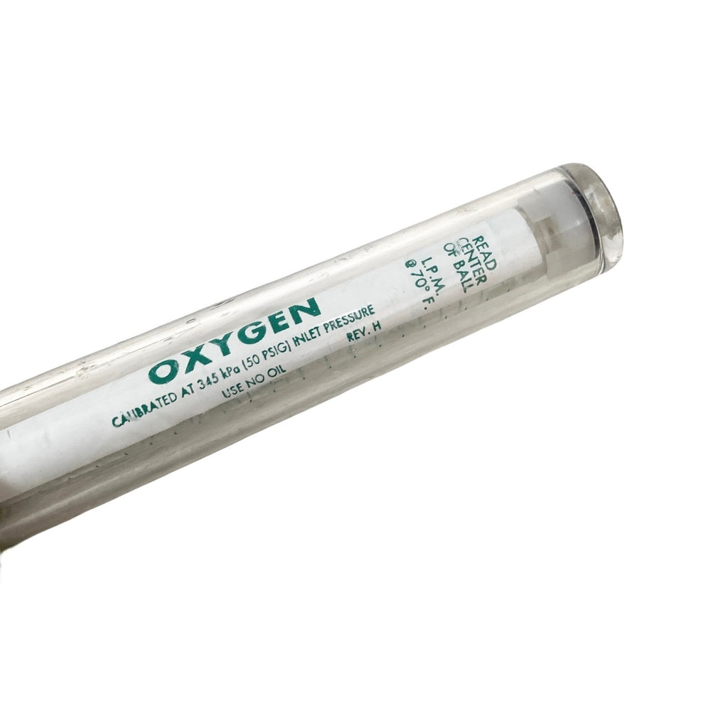 Western Enterprises Slim-Line Oxygen Flowmeter 0-15 LPM Medical Thorpe Tube O2
