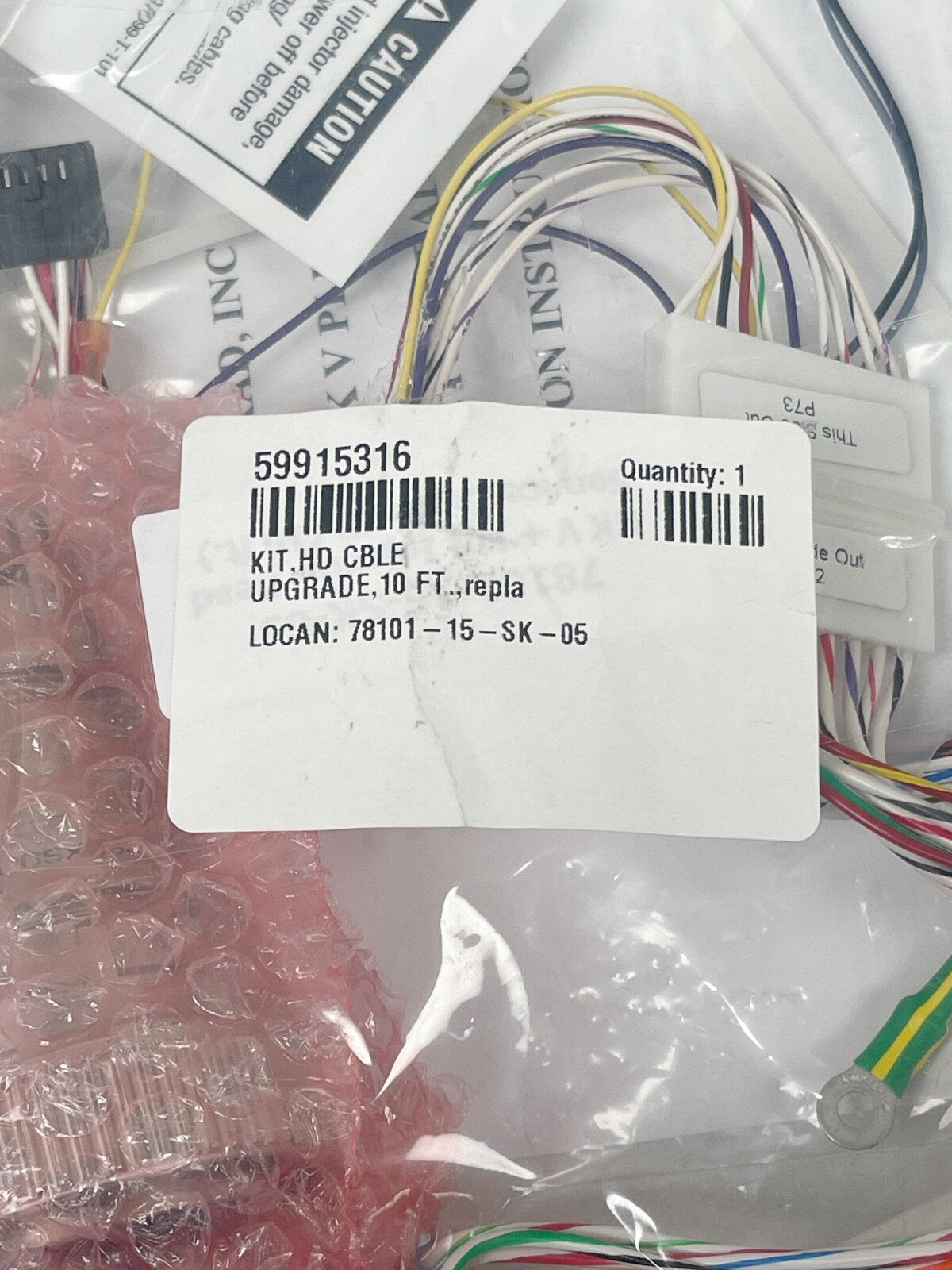Medrad / Bayer REF 59915316 Injector Head Cable Assembly 10Ft Of Mark V Plus