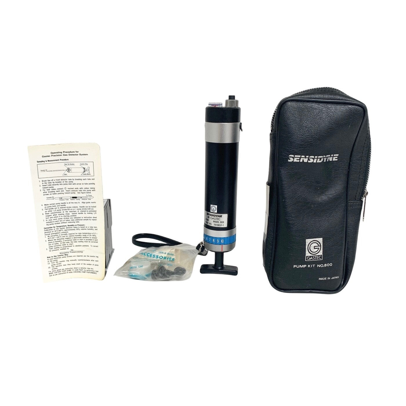 SENSIDYNE REF 800, PUMP KIT MODEL 800 GASTEC DETECTOR SYSTEM