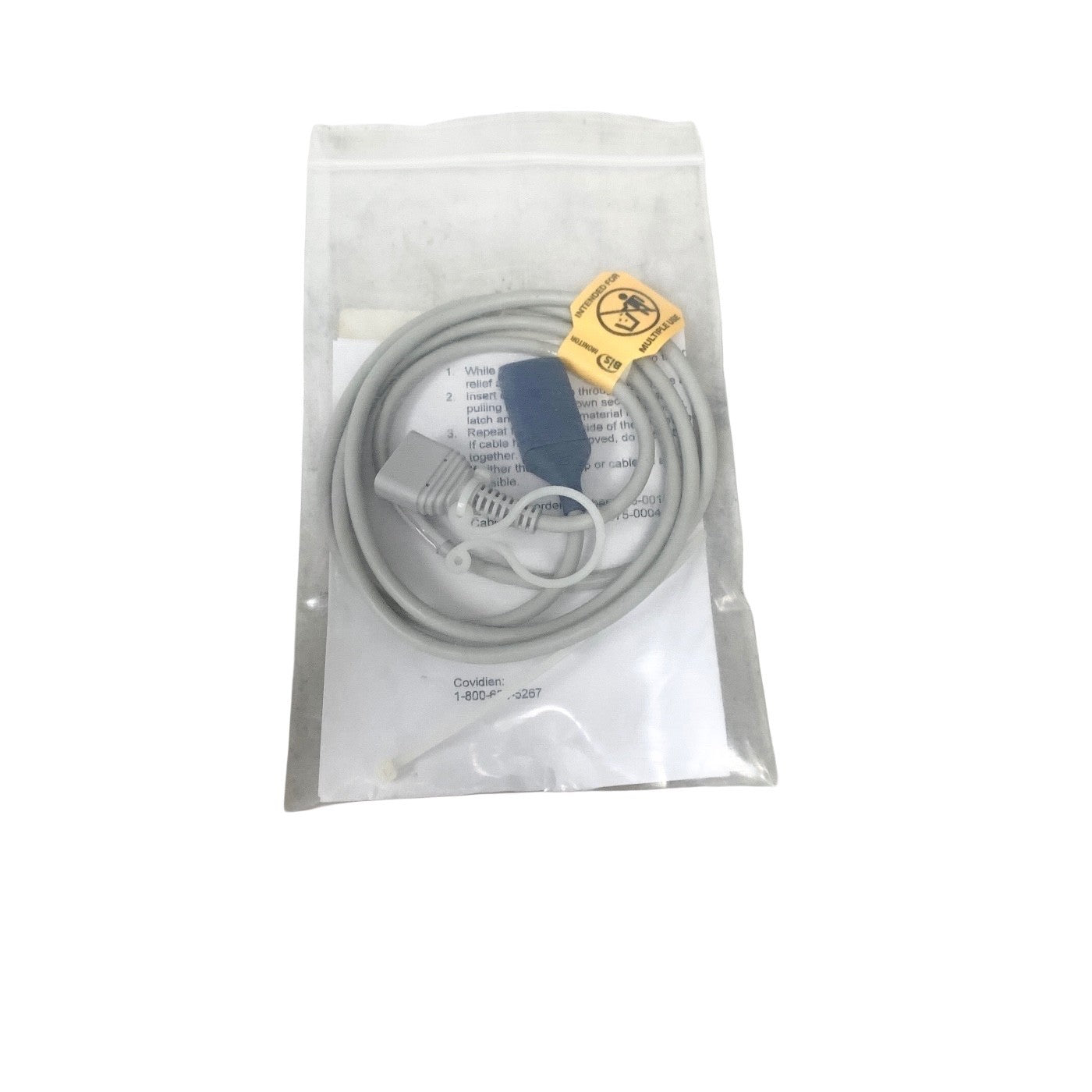 Covidien 186-0107 BIS Patient Interface Cable Monitoring EEG PIC+ NEW