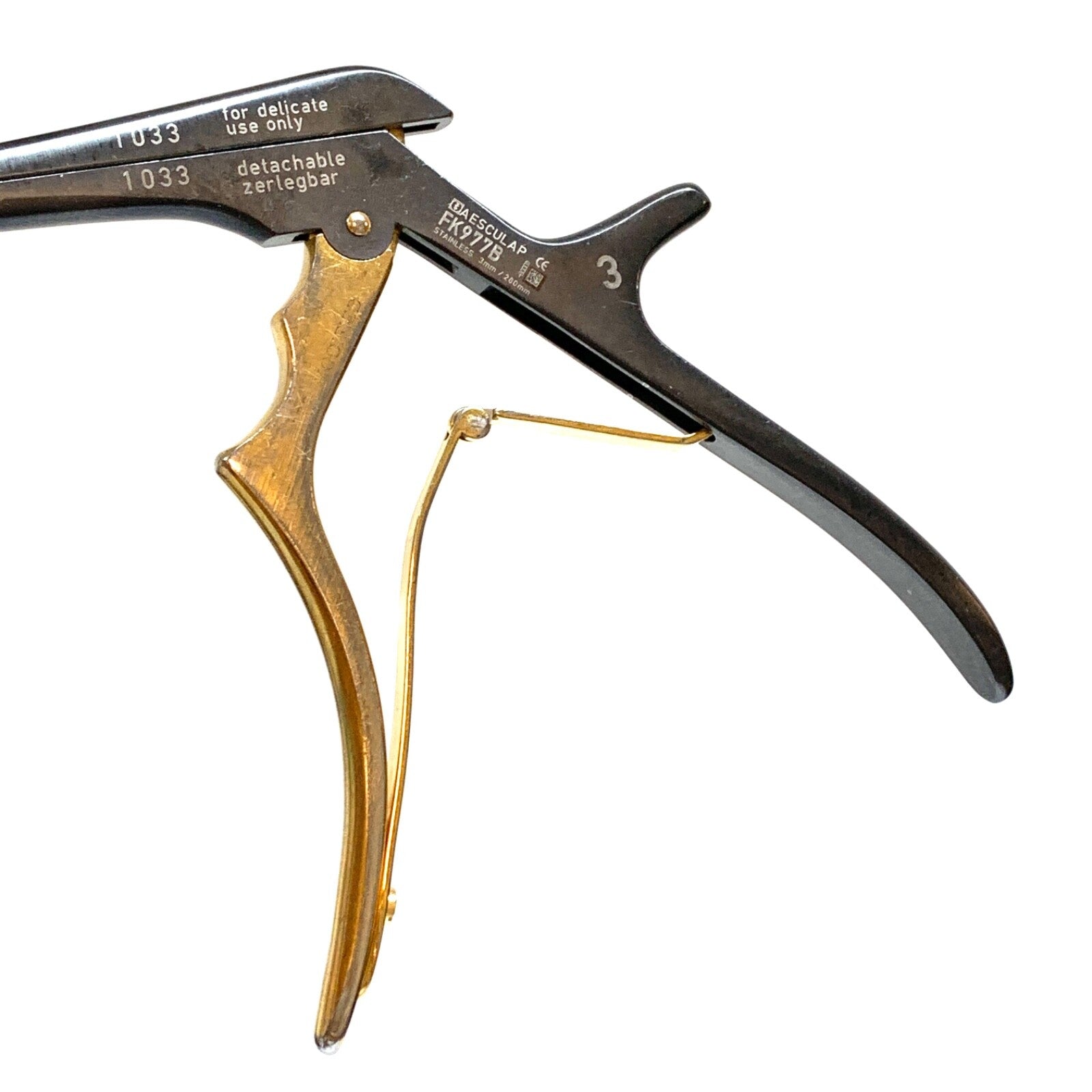 Aesculap REF FK977B, 3mm/280mm Kerrison Bone Punch