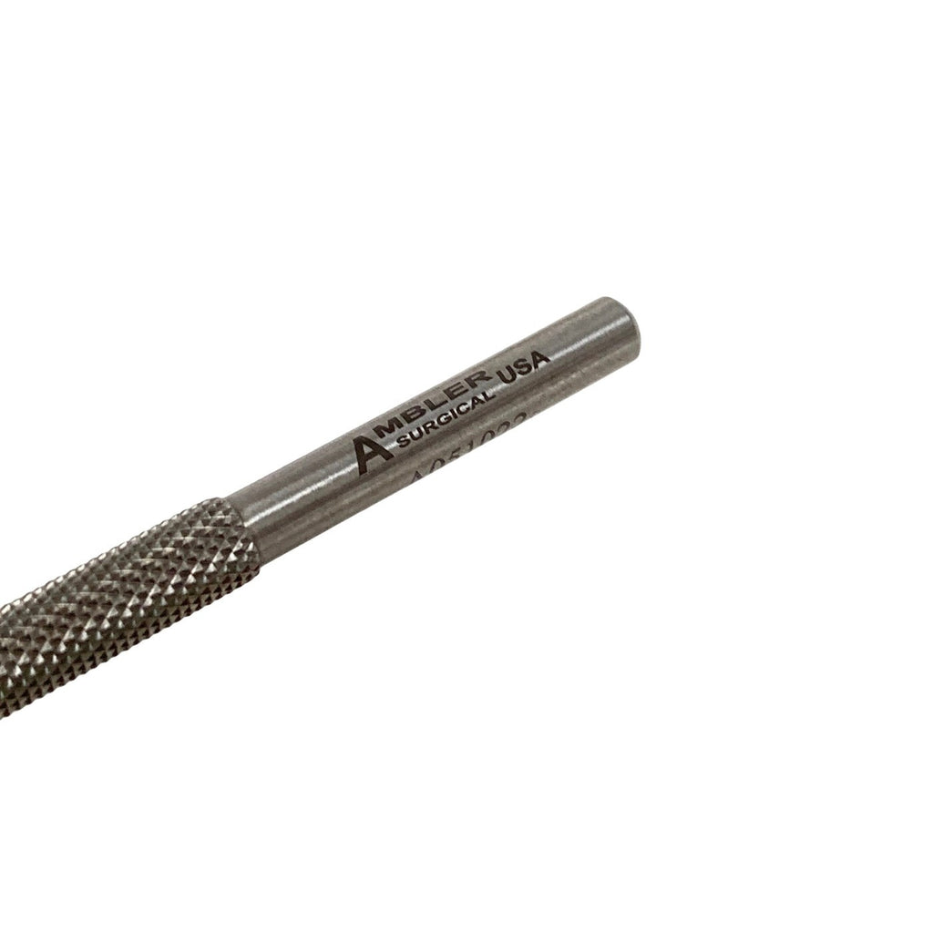Ambler Ref 9241E, Drysdale nucleus manipulator 4 3/8'',angled shaft, 10.0mm