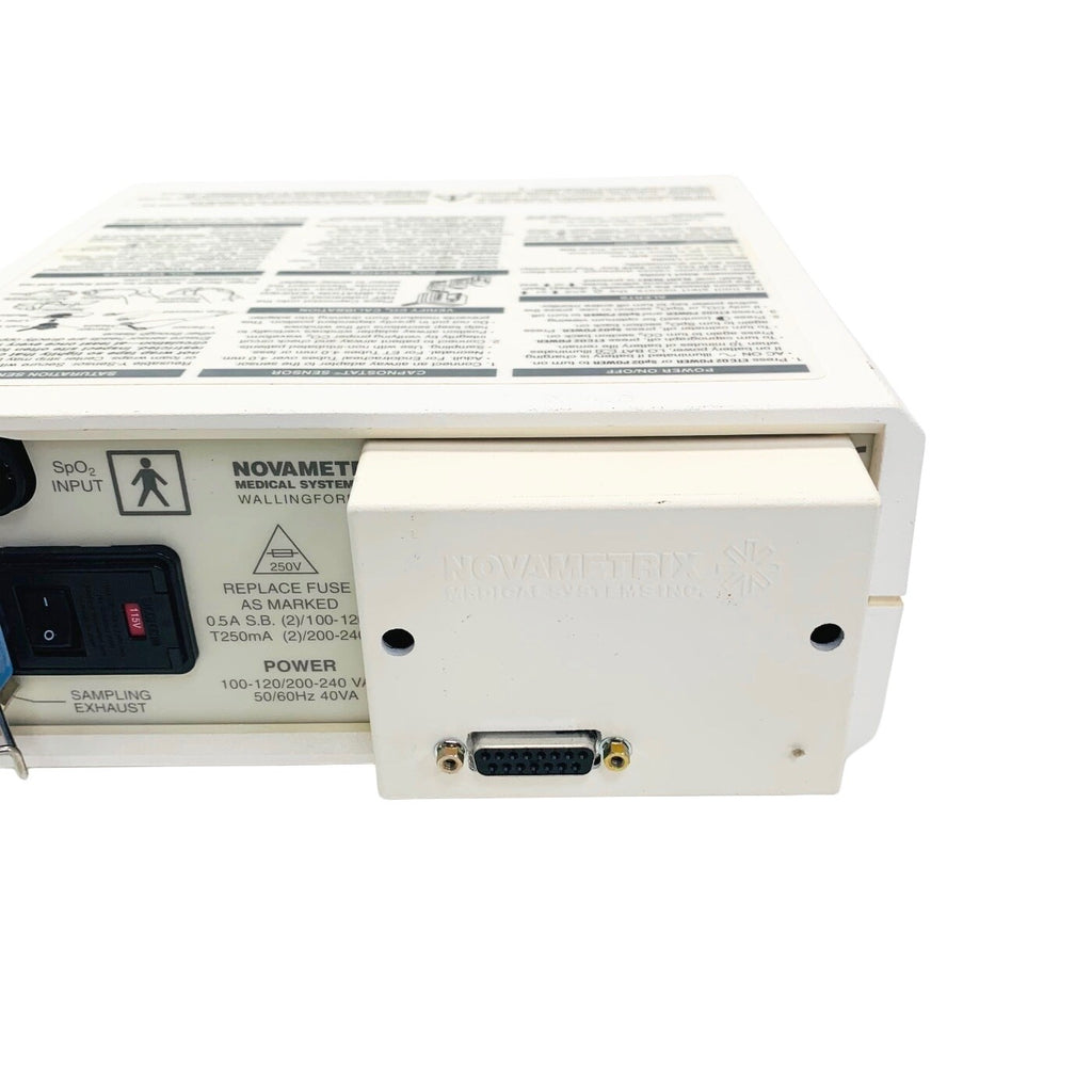 Novametrix REF CO2SMO ETCO2/SPO2 Monitor w/ Novametrix 7167-37
