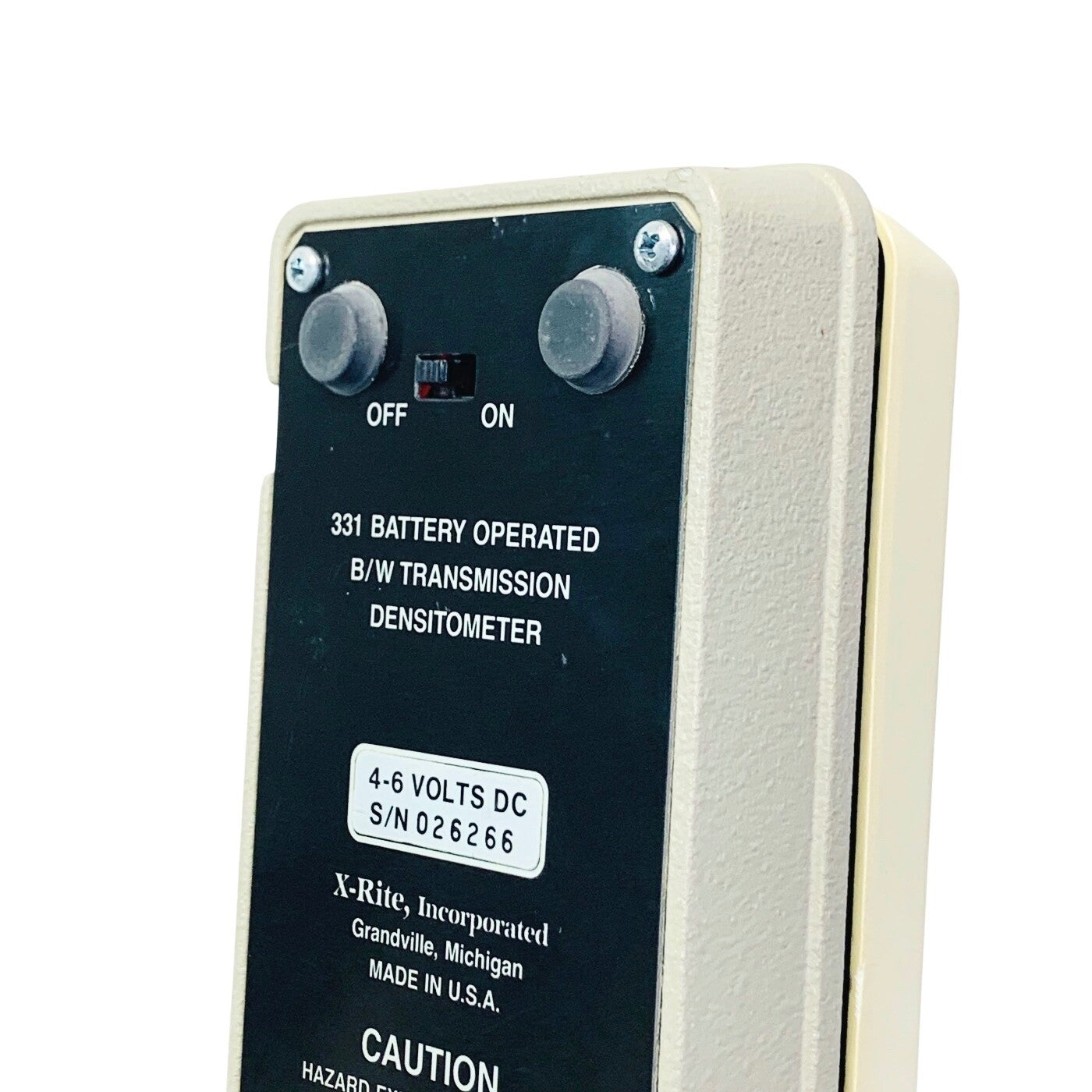 X-rite REF 331, B/W Transmission Densitometer Battery Operated
