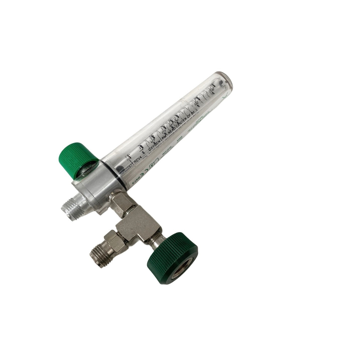 PRECISION MEDICAL 8MFA O2 Flowmeter 44-67 LPM Max Flush W/ Female Connector