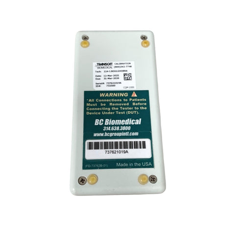 BC Biomedical CQM-2000 Return Electrode Monitor Tester