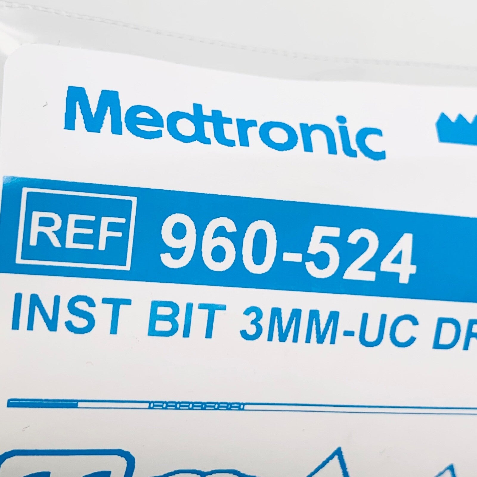 Medtronic REF 960-524, 3MM INSTRUMENT BIT