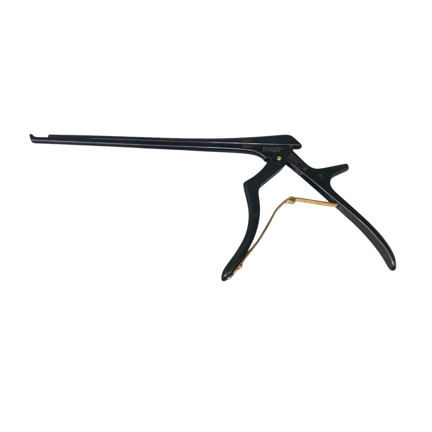 Aesculap FK916B Noir Kerrison Bone Punch 5mm 130° Up 200mm Detachable Rongeur