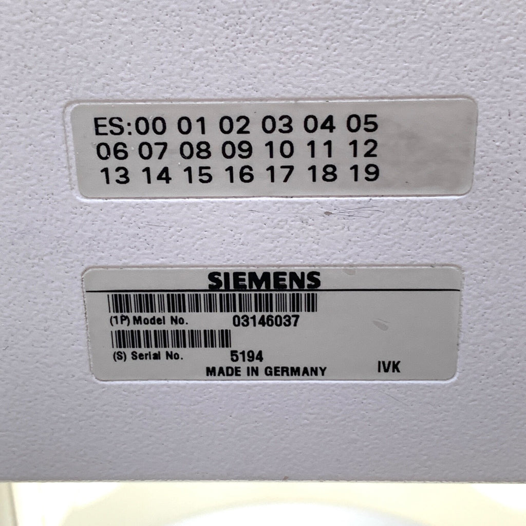 SIEMENS REF 03146037, CP HEAD ARRAY COIL SYMPHONY A TIM, 1.5T MRI HEAD COIL