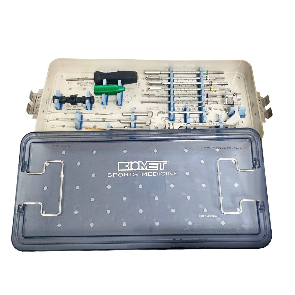 ZIMMER REF 900766, BIOMET SPORTS MEDICINE AXL CROSS PIN TRAY W/ 903740