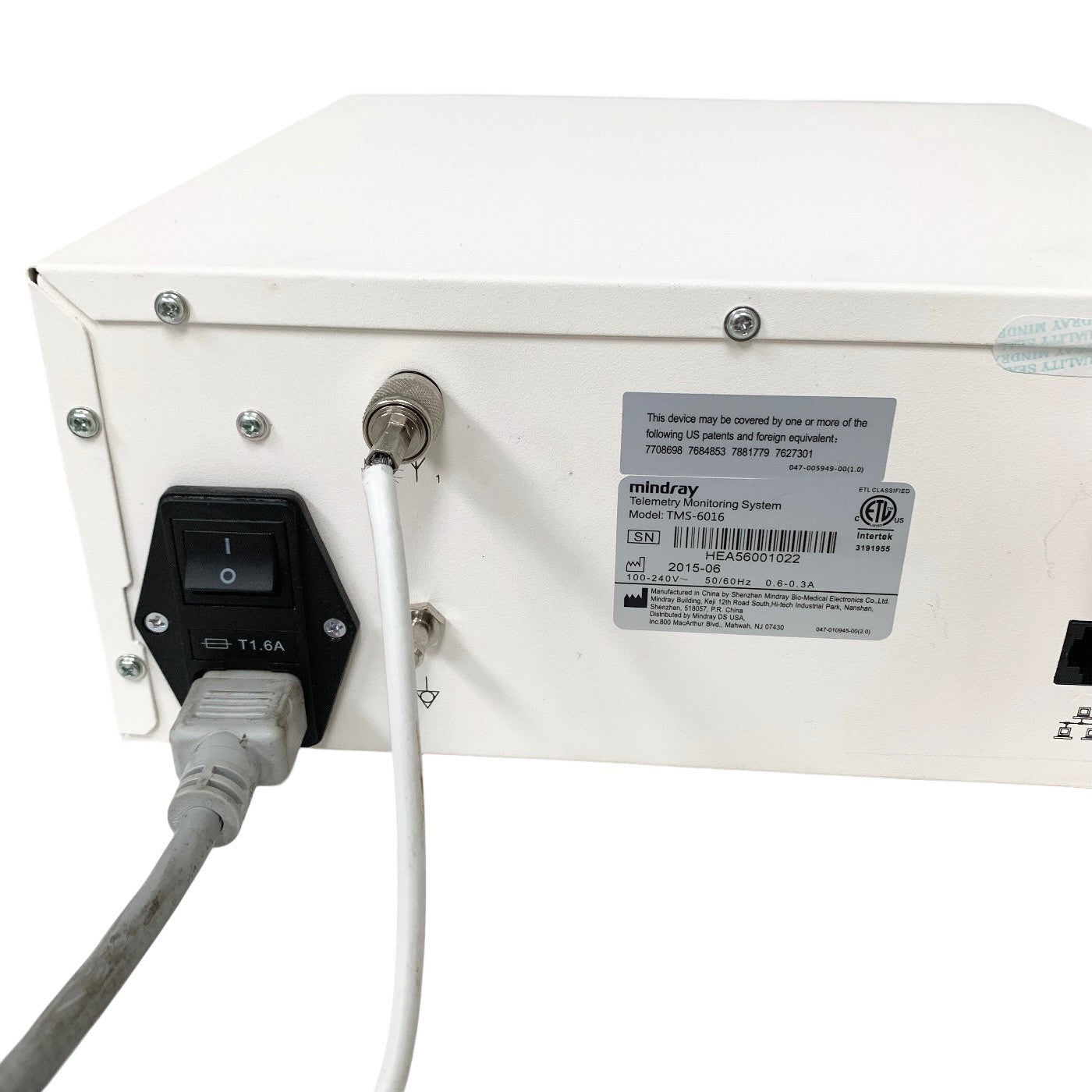 Mindray TMS-6016 Telemetry Monitoring System ECG SpO2 Patient Monitor Station