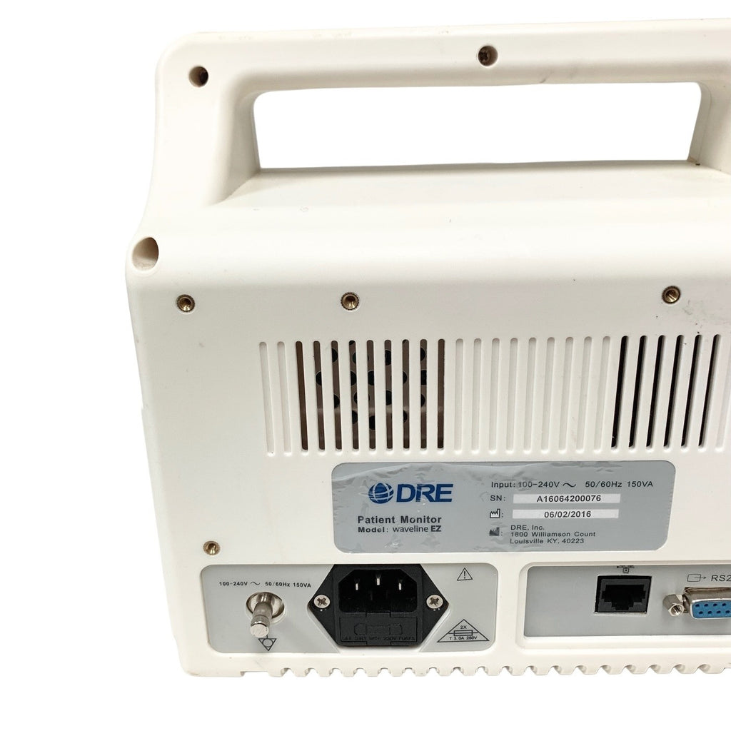 DRE Waveline EZ Patient Monitor - For Parts or Repair - Edan iM60 Portable Unit