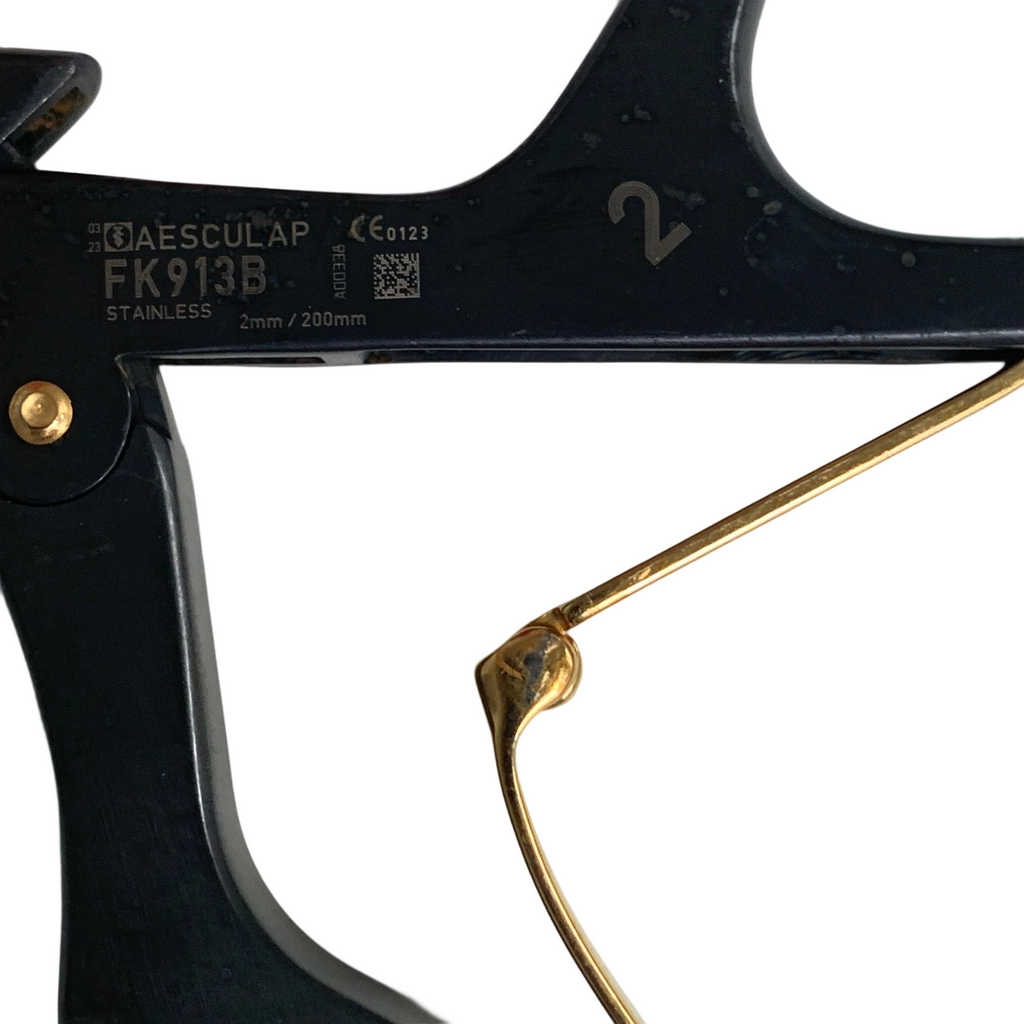 AESCULAP FK913B Noir® KERRISON Bone Punches #2  2MM 130 deg Upwards Cutting