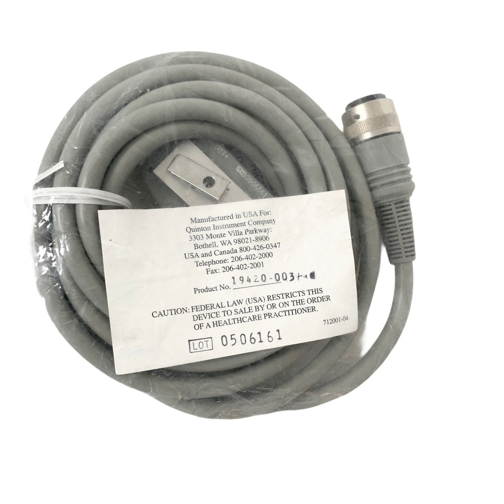 Quinton Ref 11952-011, 10-Lead ECG EKG Leadwire Set w/ Grabber Lead End