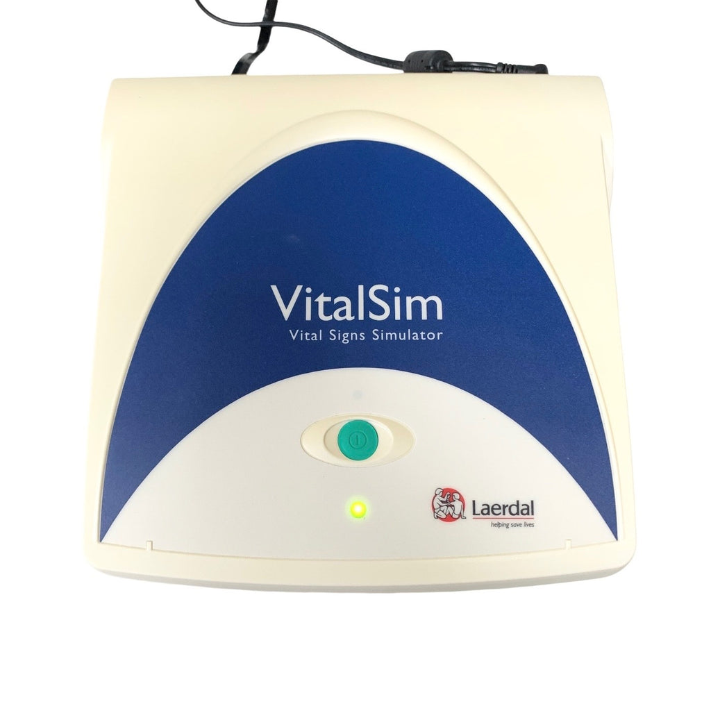 Laerdal VitalSim Vital Signs Simulator FST1908 w/ FST1909 Remote & Case