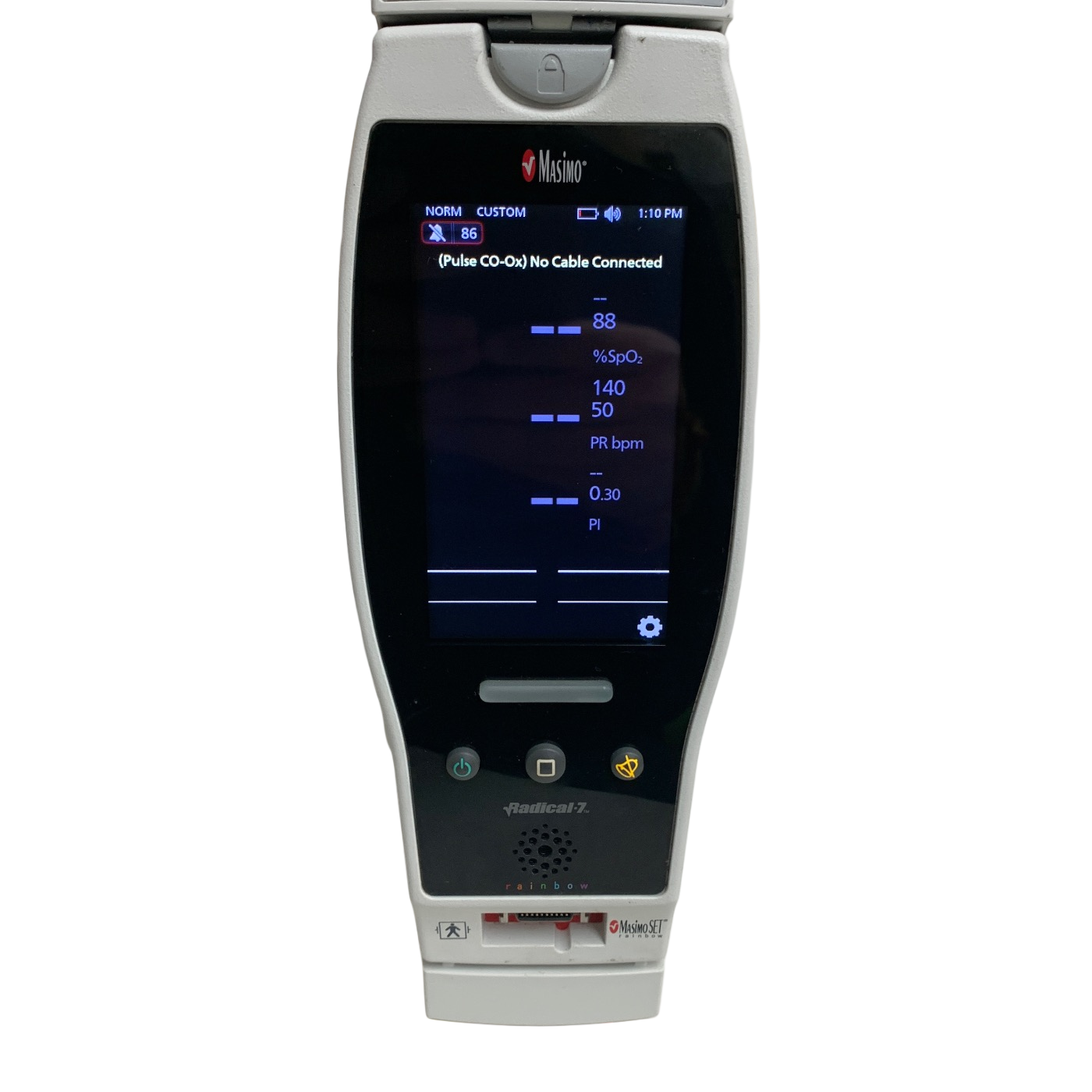 Masimo Radical 7 Rainbow Pulse Oximeter - PARTS ONLY