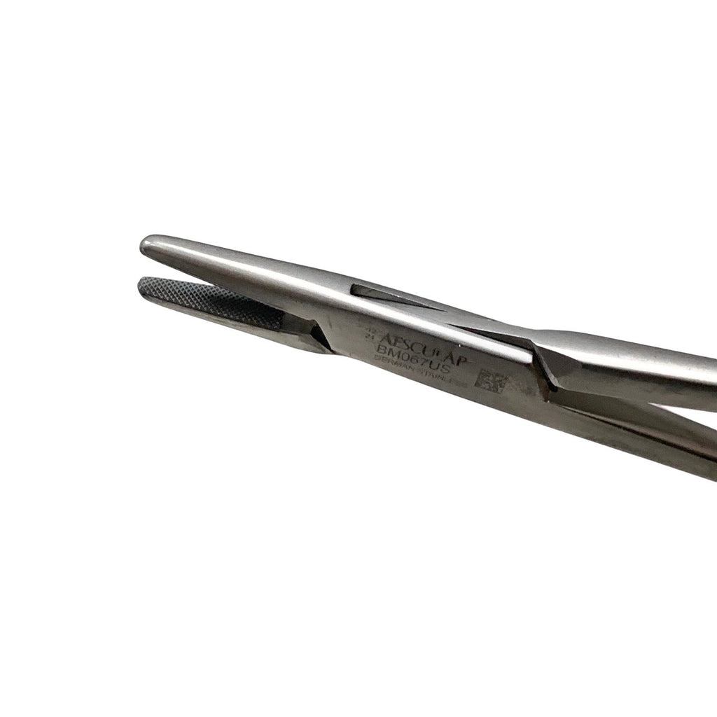 Aesculap BM067US Hegar Needle Holder 7" Tungsten Carbide Gold Handle German Stee