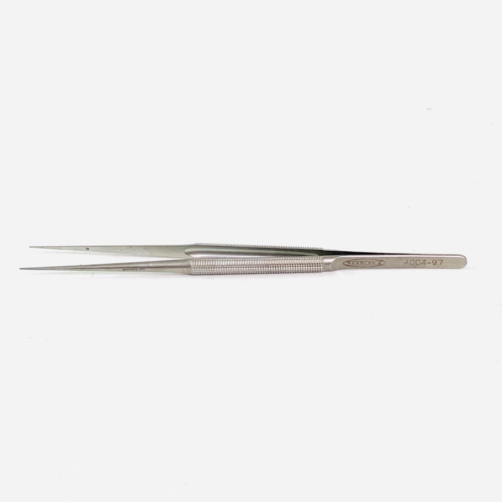Scanlan REF 4004-97, Micro Forceps, Round Handle, Diamond Dust Tips, 7-1/8″