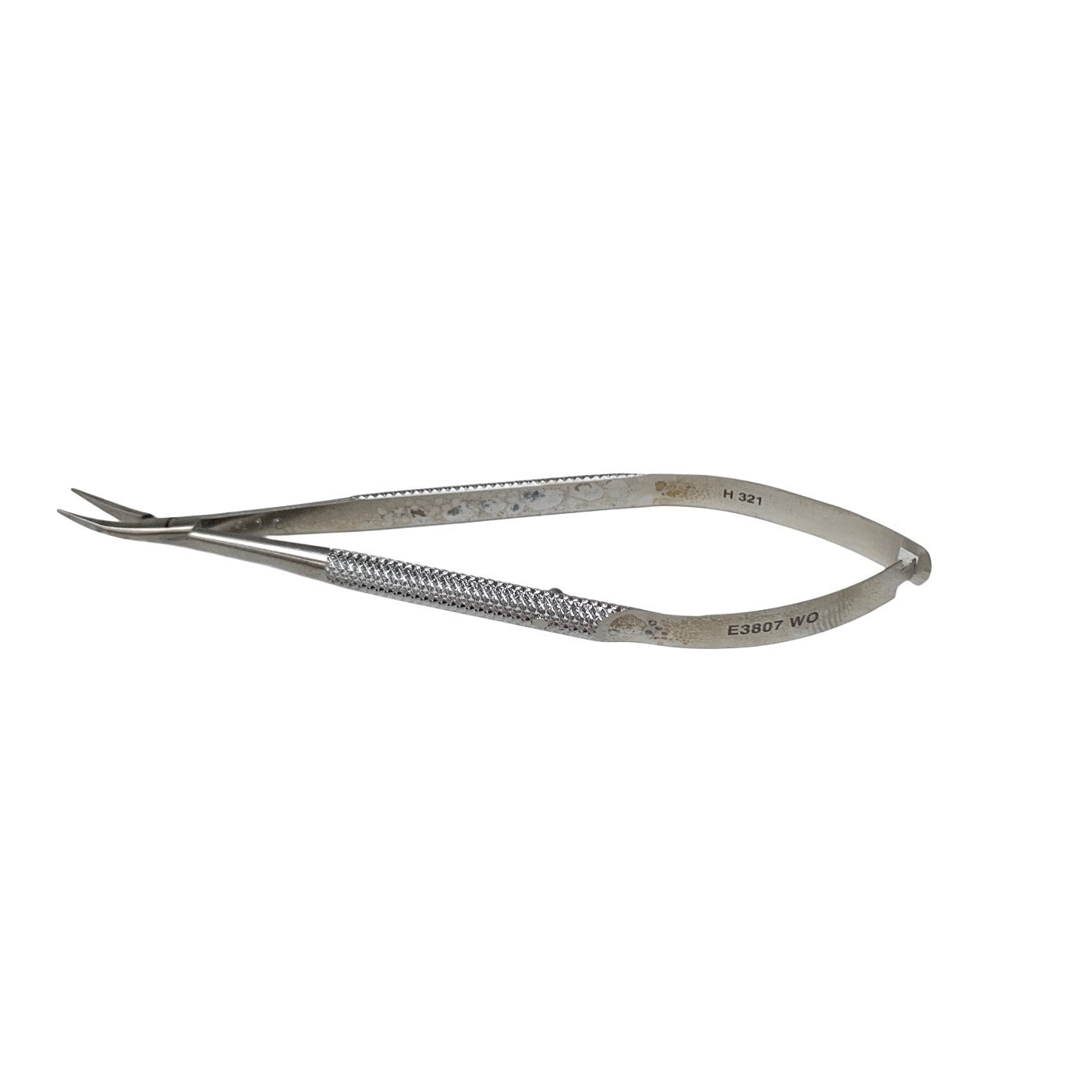 Storz E3807 Osher Needle Holder 9mm Curved Jaws Without Lock Ophthalmic Surgery