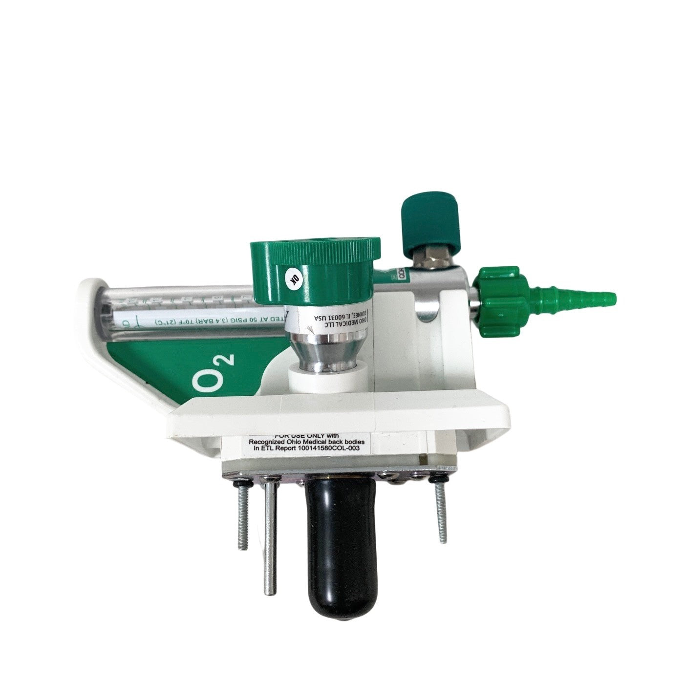 Ohio Medical FI-T15UO-ON-E, Oxygen Integrated Flowmeter O2 Flowmeter