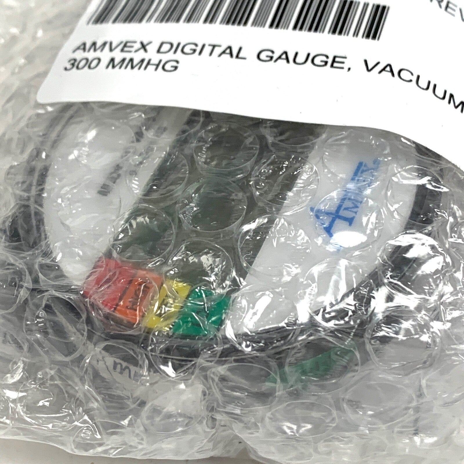 Amvex REF VR-DG-300MM, Digital Gauge, 0-300 MMHG, Vacuum